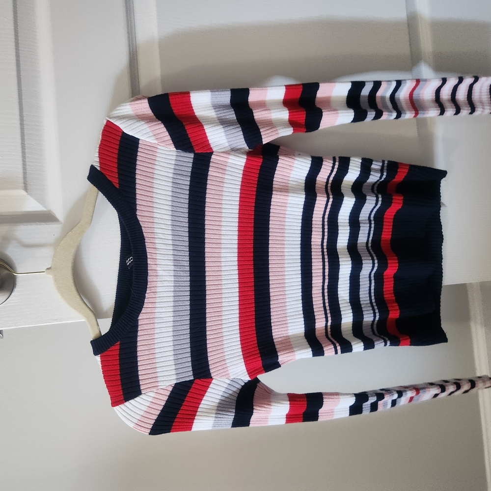 Striped Ribbed Sweater